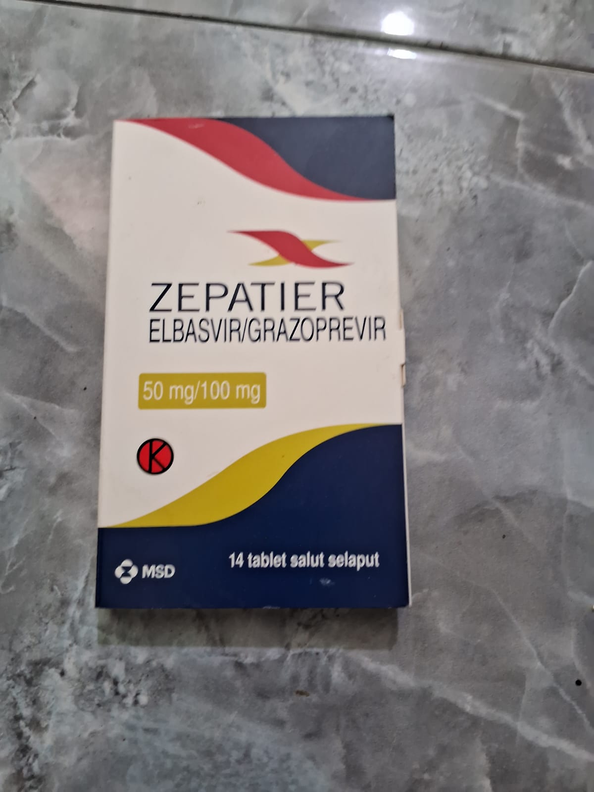 ZEPATIER 50MG/100MG